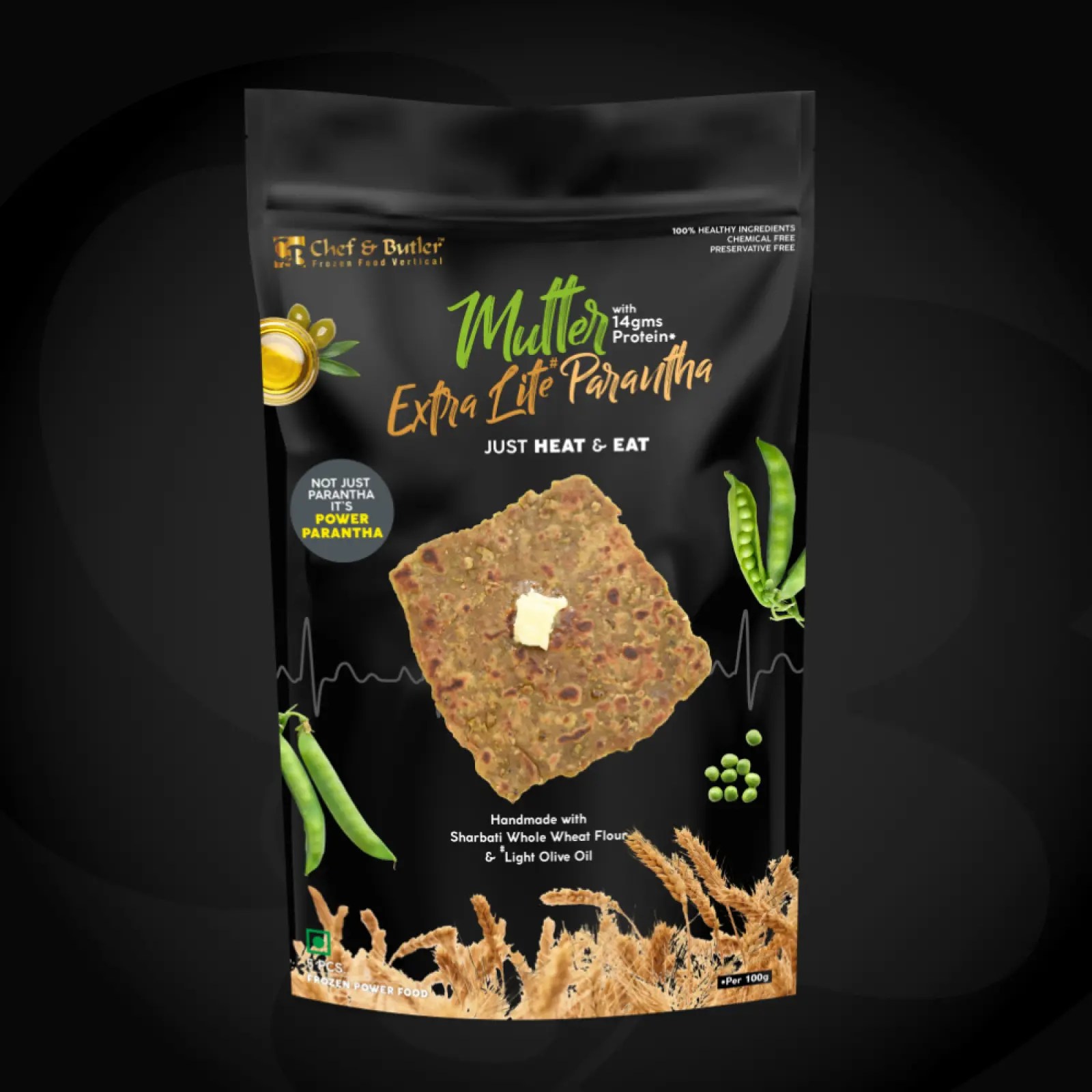 Mutter Extra Lite Parantha
