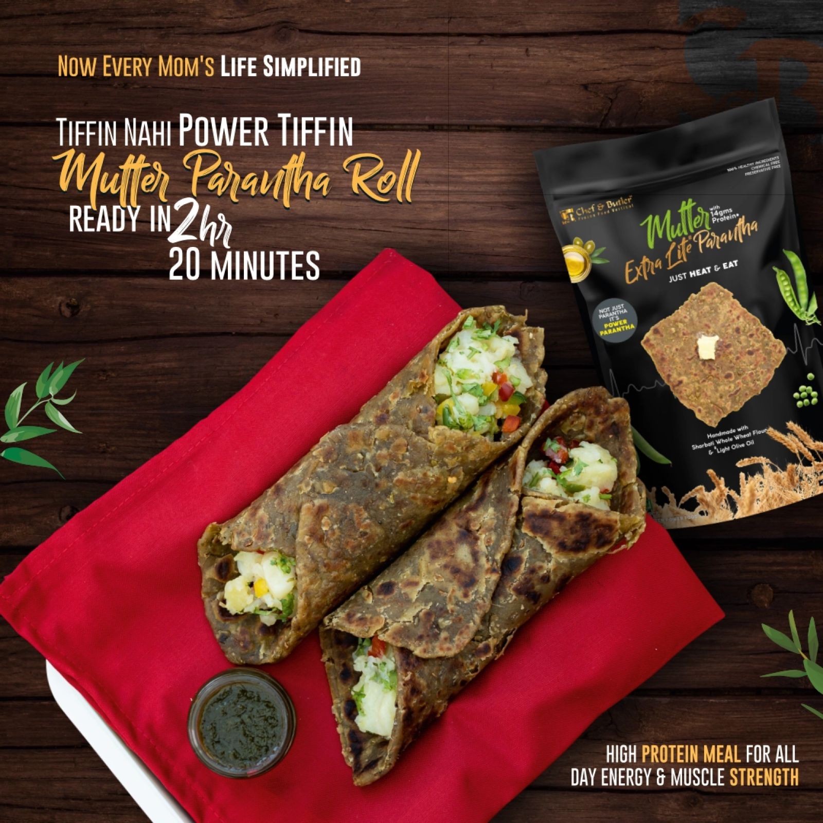 Mutter Extra Lite Parantha