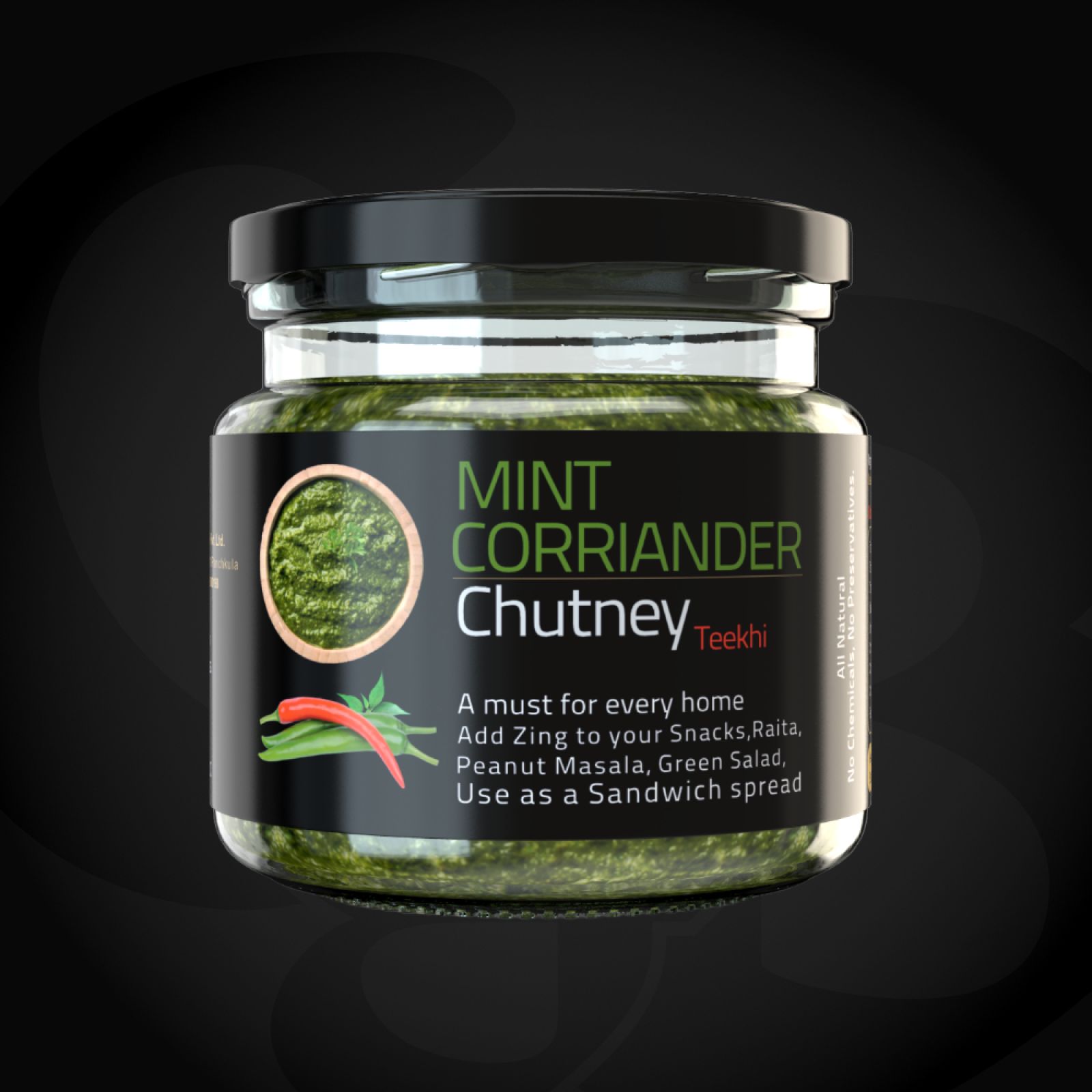 Mint Coriander Chutney Sweet and Sour