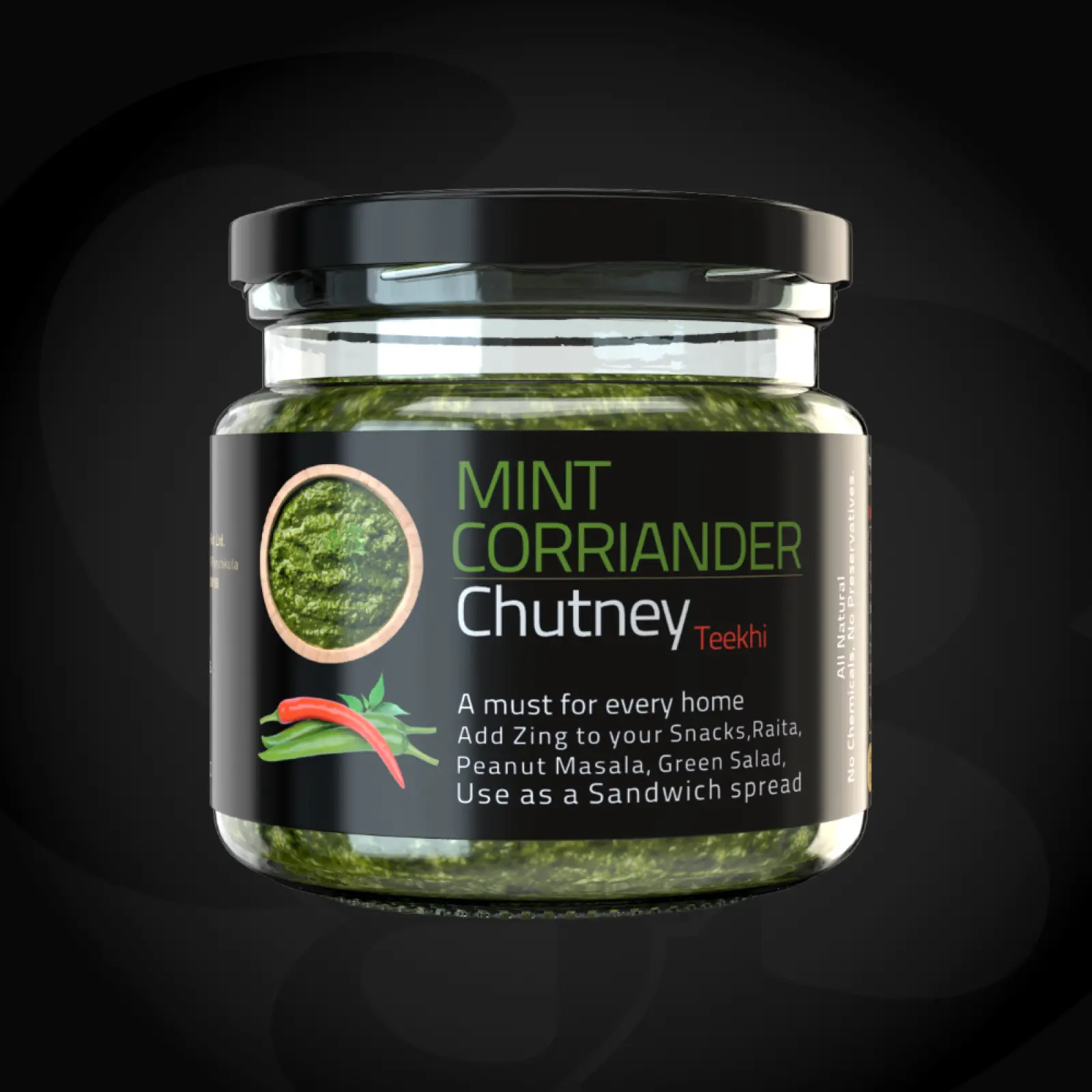 Mint Coriander Chutney Sweet and Sour